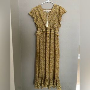 NWT Max Studio | Yellow Maxi - Small
